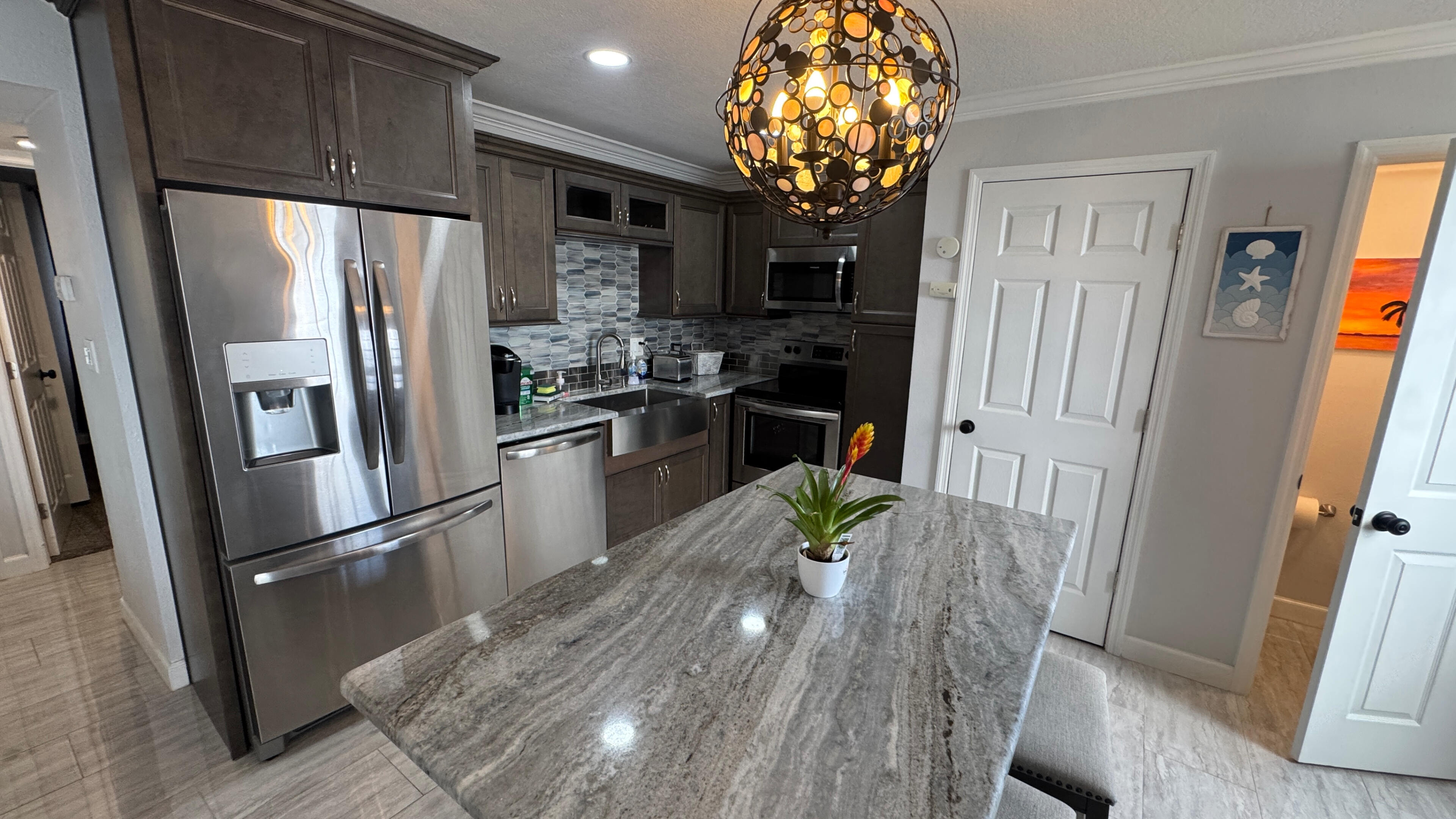 Kitchen and Second Bath