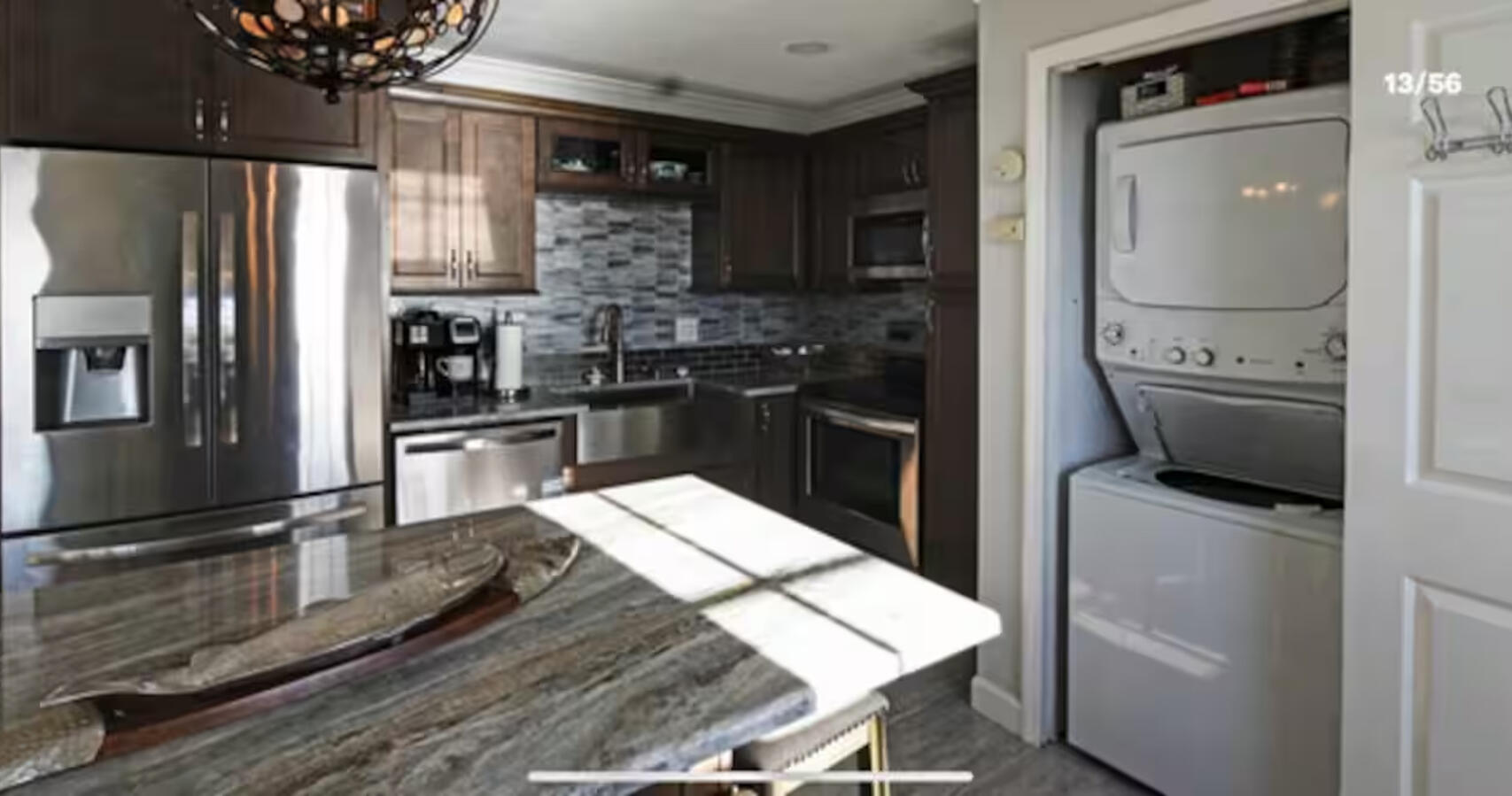 In-unit laundry for stress-free stays